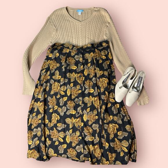 Vtg Women’s Cottagecore Fairy Grunge Lot Bundle Clothing L/XL 24 Pc Skirt Dress - Picture 3 of 14